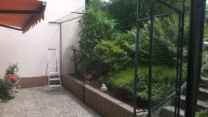 Terrasse als Katzengehege in Hanau