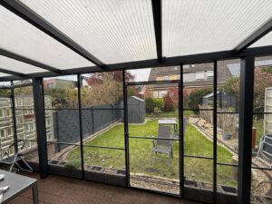 Katzenvoliere überdachte Terrasse, Katzennetz Experte